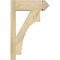 Ekena Millwork Westlake Rough Sawn Arts and Crafts Outlooker, Douglas Fir, 6"W x 16"D x 24"H OUT06X16X24WTL03RDF - alternate 4